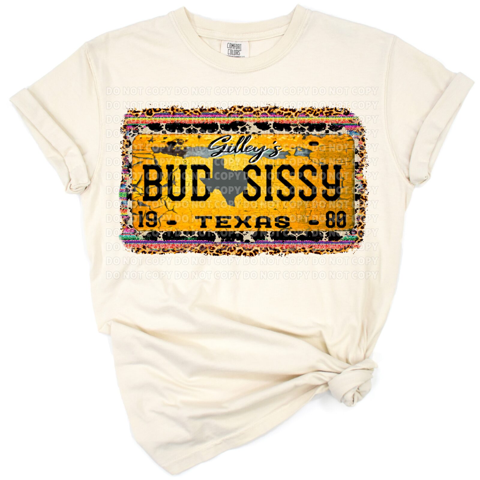 A mixed western artwork featuring cowhide patterns, cheetah print, and Texas country motifs.