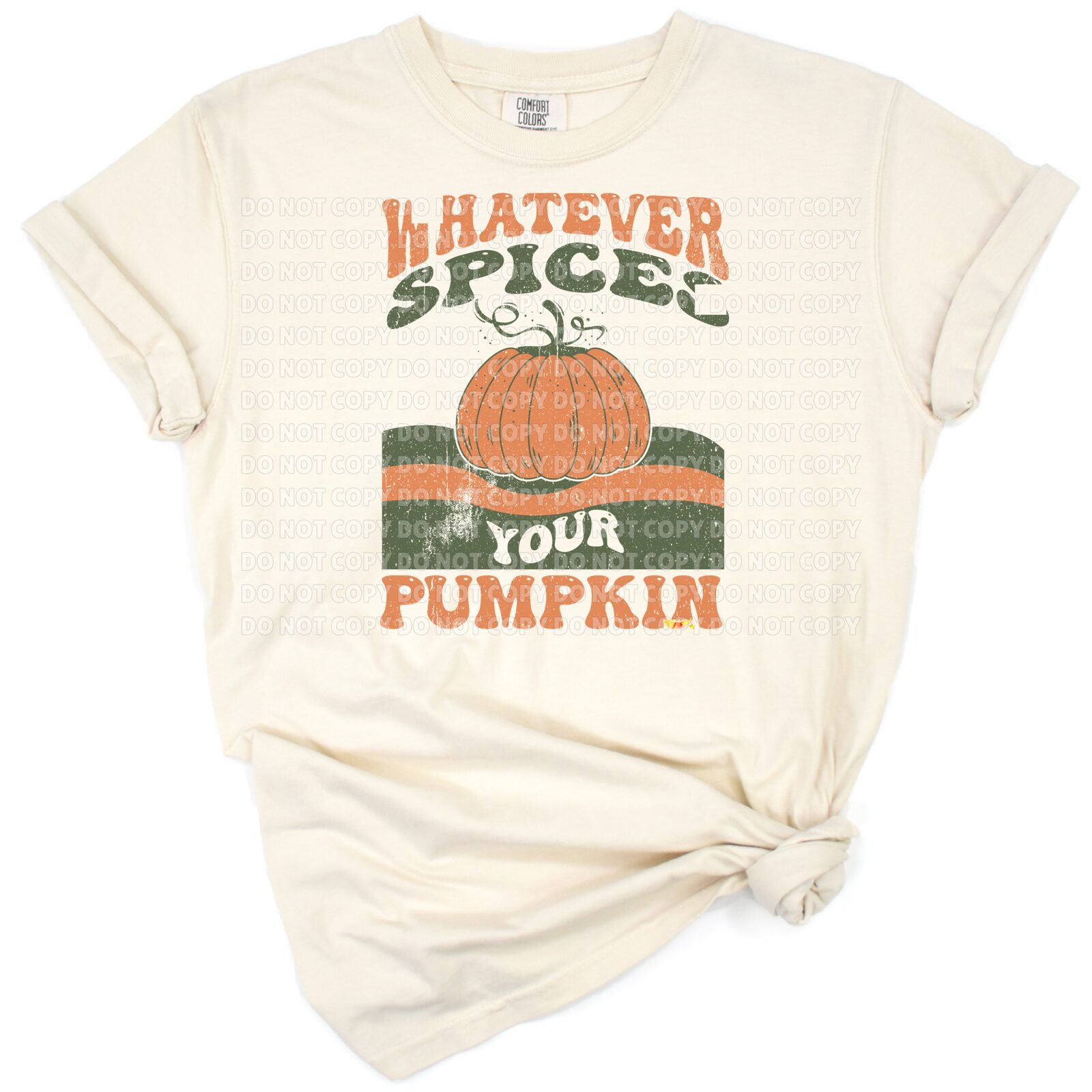 A whimsical pumpkin surrounded by fall leaves and autumn spices in warm seasonal colors.