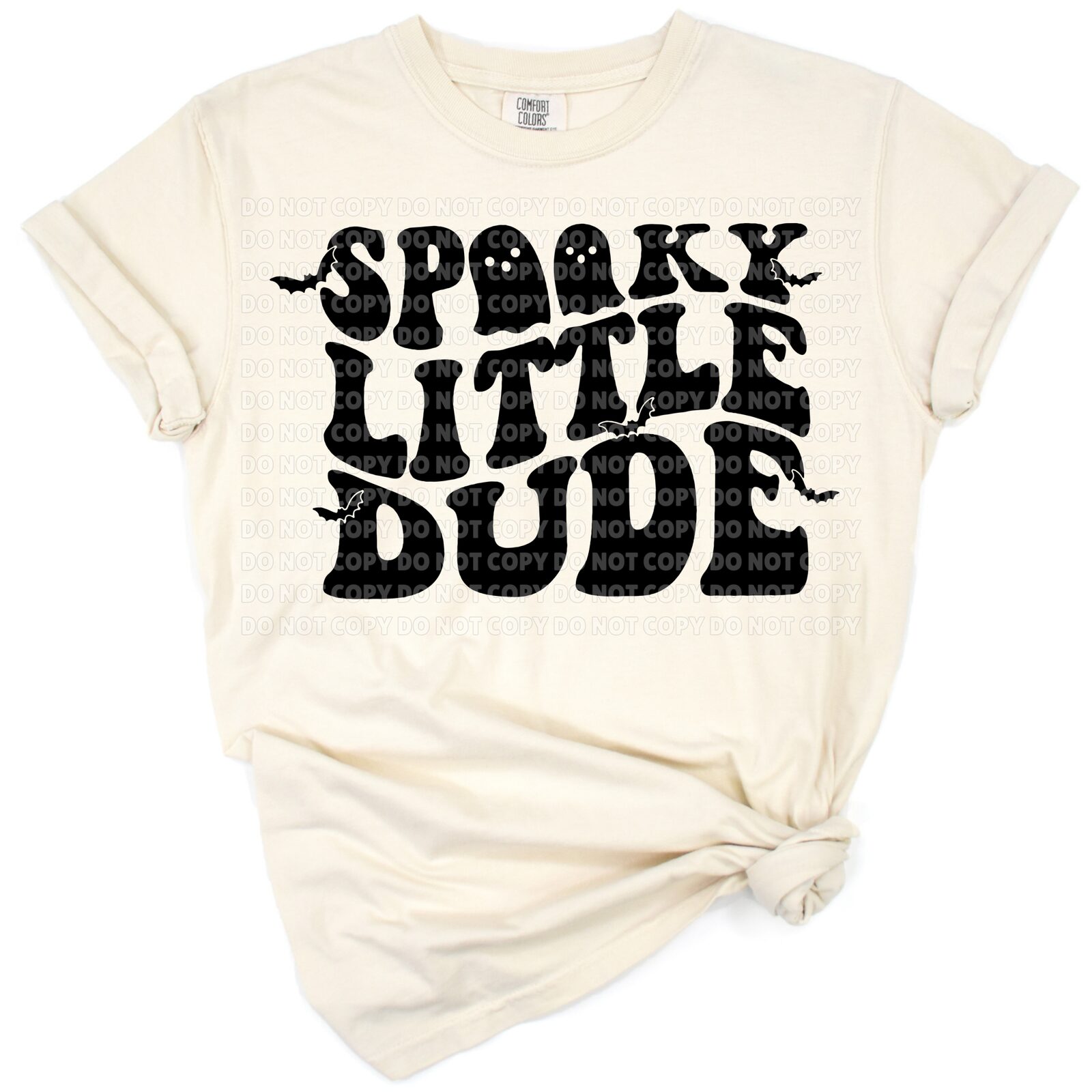 A cute little boy in a spooky costume with fun Halloween elements and fall colors.