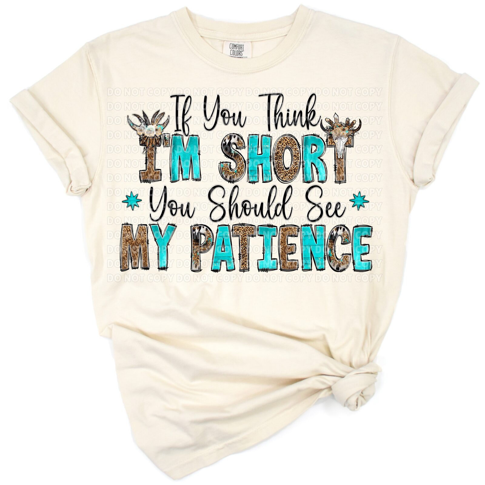 A playful text-based design with a humorous sarcastic quote.
