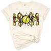 A retro-inspired Softball Mom design with playful lettering and sporty accents.