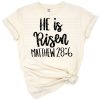 Silhouette design featuring He Is Risen with Christian religious imagery.