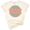Vintage retro hippie style artwork with colorful boho elements.