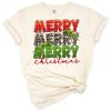 A western-themed Merry Christmas and Happy New Year design with cowboy holiday accents.
