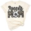 Bold black Soccer Mom design in a sporty modern font.