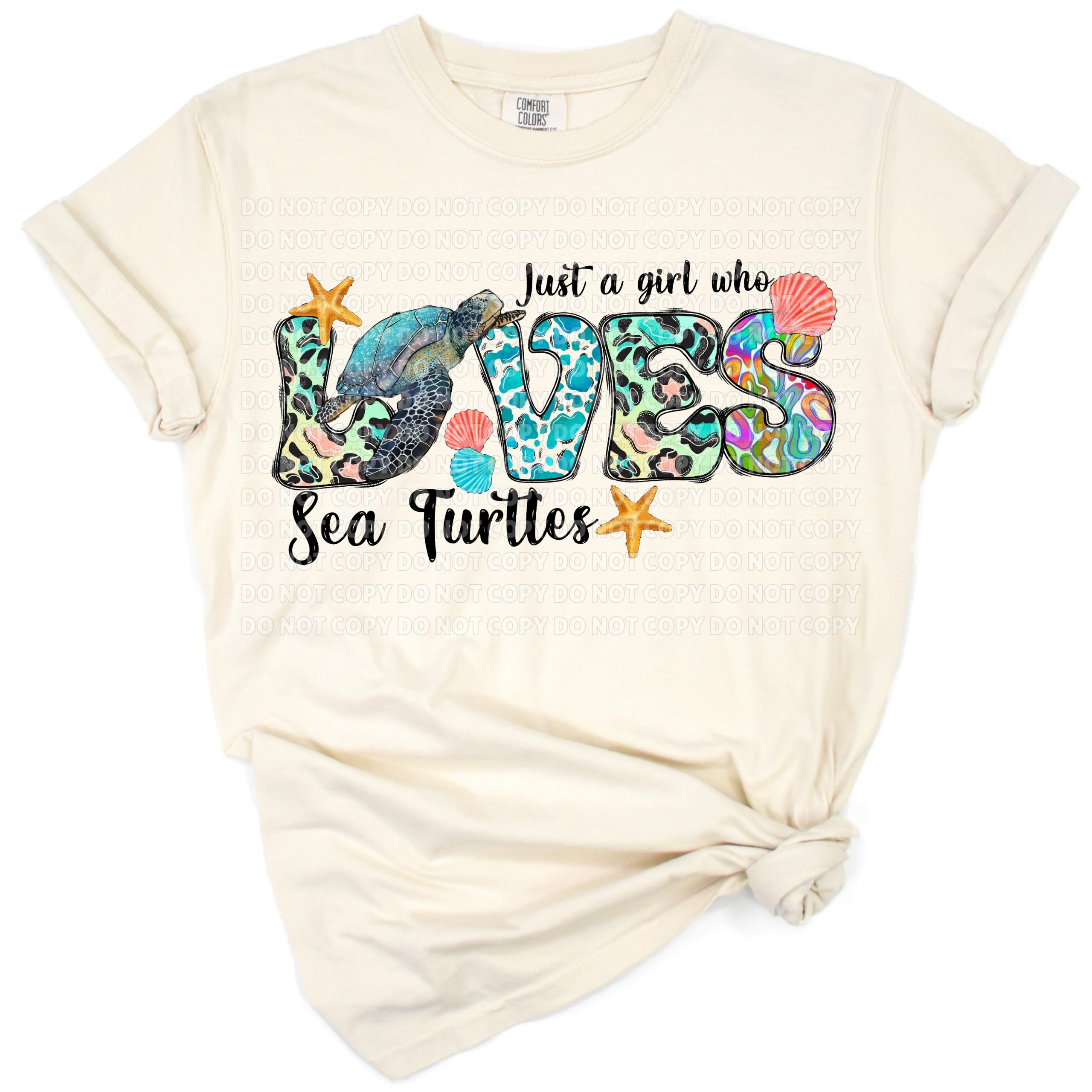 A whimsical sea turtle graphic with playful and cute elements.