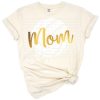A grunge style volleyball mom graphic with sporty, bold elements.
