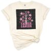 A pink ribbon and football with cheerful accents conveying support for breast cancer awareness.