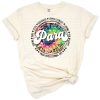 Artistic para life graphic with leopard spots and tie dye colors in a boho grunge style.