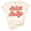 Retro Christmas Santa with festive holiday details