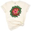 A playful design featuring a watermelon and sunflower arranged together in a bright, summery floral composition.