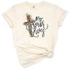 Joyful Easter faith design with uplifting Christian quote and playful accents.