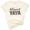Blessed Yaya text with cheetah and leopard animal print accents.