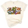 A playful gnome wearing a leopard print hat with Mexico-inspired western details.