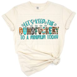 A bold modern typographic design with a humorous and sarcastic phrase.