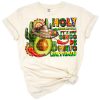 Smiling avocado with sombrero and festive party accents for a Cinco de Mayo birthday theme.