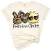 A cheerful Peace Love Chicks Easter artwork with cute chicks and playful spring elements for children.