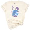 A cartoon bunny with hip hop style and bunny ears, perfect for a humorous Easter or spring design.