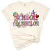 A western-inspired school counselor design with sunflowers and a pencil illustration.