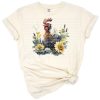 A cute chicken hen illustration in a charming country style.