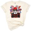 A cute hip hop styled Easter bunny wearing sunglasses and accessories with festive accents.