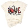 A leopard print football with retro text and American football elements.