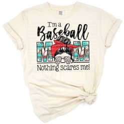 A grunge style graphic featuring bold text and baseball elements for moms.