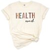 A retro style health coach and fitness instructor graphic with wellness-inspired elements for women.