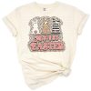 Cute leopard print bunny with pastel accents and Easter eggs for a baby girl's first Easter.