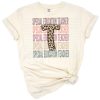 A stacked design with cheetah and leopard patterns and special education teacher text.