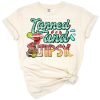 A playful retro summer drink with a tanned and tipsy summer vibe in cheerful colors.