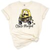 A cute yellow baby chick with Easter eggs in a playful spring design.