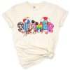 A retro style summer beach scene with sunshine and colorful summer elements.
