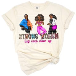 Artwork of a confident black woman in fashionable attire with inspiring text.