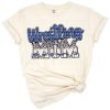 Royal blue letter design for a proud wrestling mom.