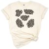 Boho leopard print patches in a mama and mini matching style.