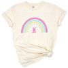 A colorful rainbow with playful accents and 'Auntie' in cheerful lettering for Easter.