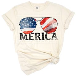 Decorative USA flag design with patriotic red, white, and blue elements.