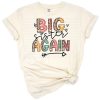 Big sister text accented with a leopard print pattern and playful details.