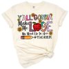 Playful illustration with a school and teacher humor theme.