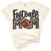 A bold black football mom design with sporty lettering and football graphic.