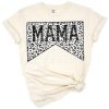 A mama western design with leopard grunge pattern and country girl style.