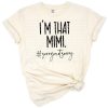 Colorful and stylish text that says I Am That Mimi in a playful modern font.