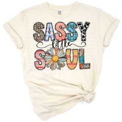 Hand drawn sunflower and leopard print with western themed floral elements.