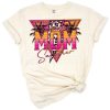 Retro summer themed design featuring bold text and playful floral accents