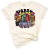 Festive Mexican-inspired design with cactus, chili pepper, and a colorful serape hat.