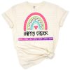 A colorful pastel rainbow with Easter accents and playful kid-friendly motifs.