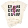 Pink stacked 'Girl Mama' text with leopard, cheetah and neon lightning bolt design.