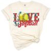 A western-inspired Love Softball graphic with country elements and sporty motifs.