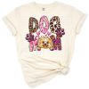 Western style heart and paw print dog mom artwork with Valentine theme.